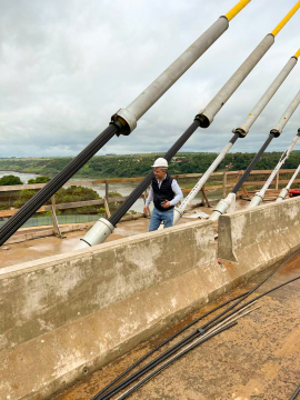 VISITA TÉCNICA NA PONTE DA INTEGRAÇÃO JAIME LERNER!