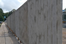 MURO GRADIL NA FÁBRICA