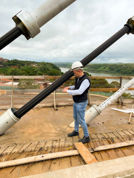 VISITA TÉCNICA NA PONTE DA INTEGRAÇÃO JAIME LERNER!