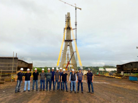 VISITA TÉCNICA NA PONTE DA INTEGRAÇÃO JAIME LERNER!